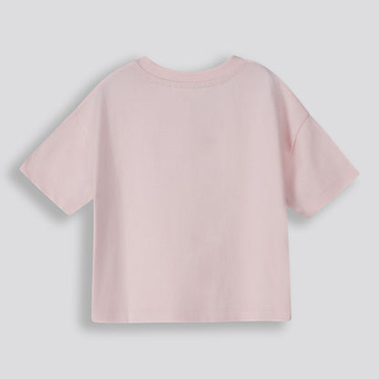 Kids Branded Tee Light Pink
