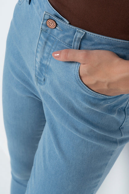 Rf09 Hi Waist Skinny Jean Light Wash