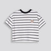 Girls Boxy Tee Multi Stripe