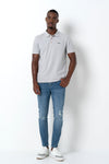 Pique Golfer Light Grey