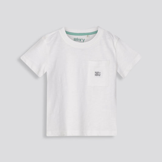 Boys Pocket Tee Optic White