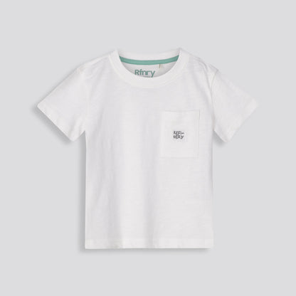 Boys Pocket Tee Optic White