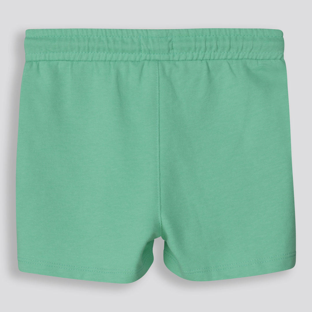 Girls Track Shorts Green