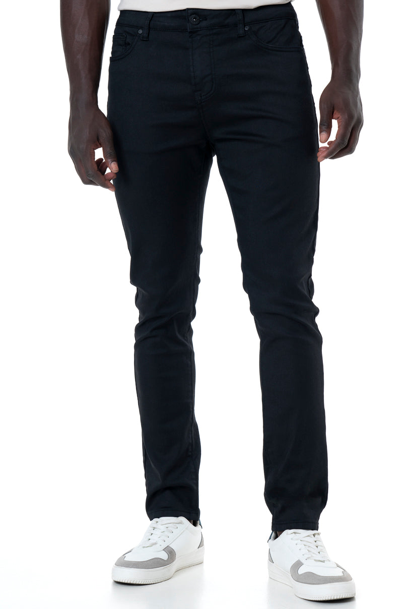 Rf02 Coated Skinny Jeans Black
