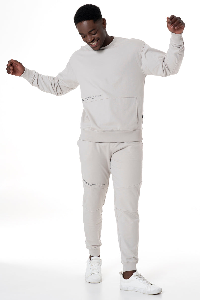 Unisex Sweat Top Grey