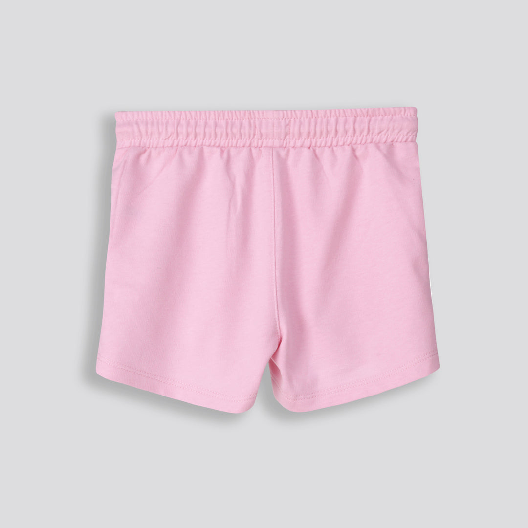 Girls Track Shorts Pink