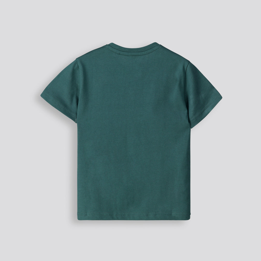 Boys Henley Tee Green