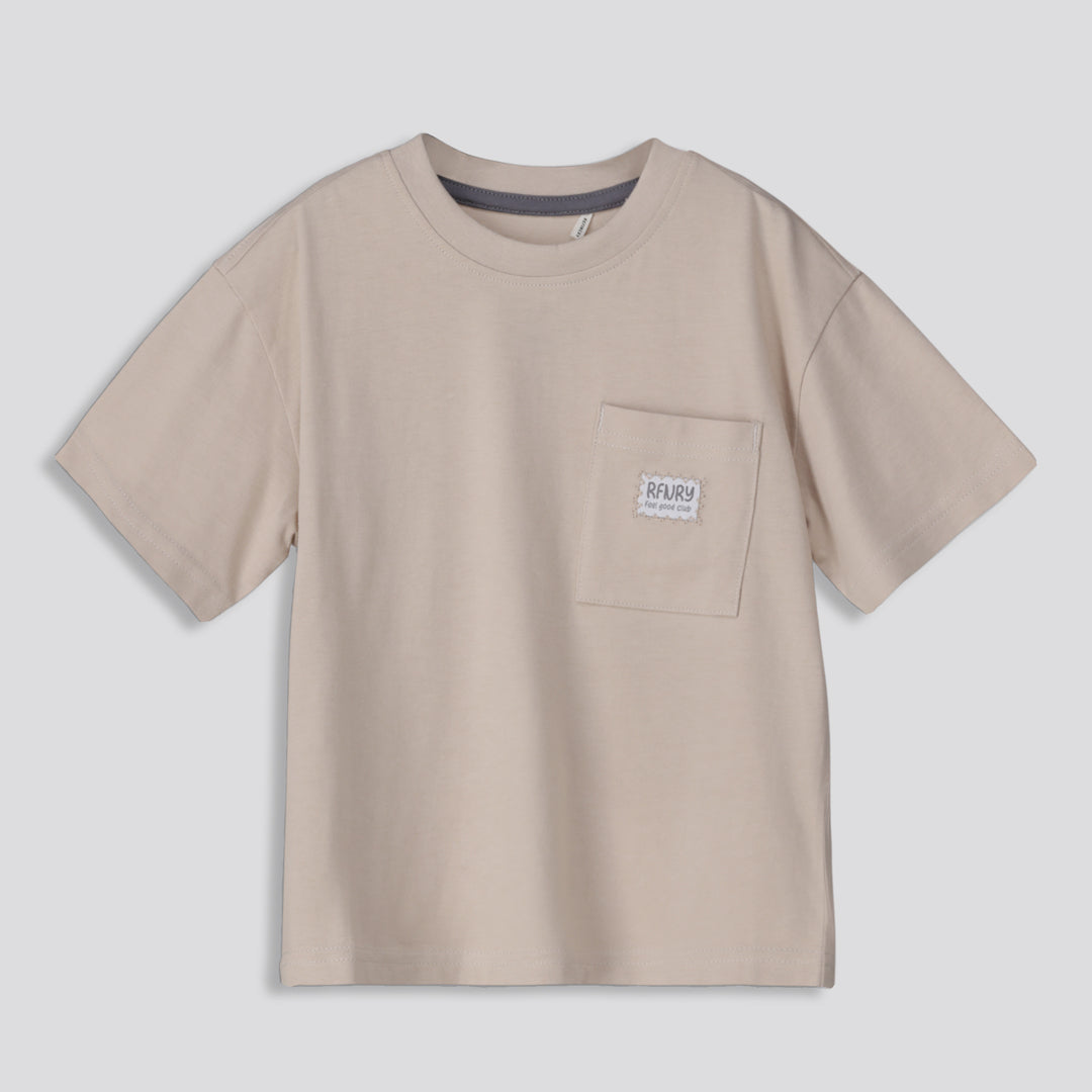 Boys Oversized Tee Charcoal
