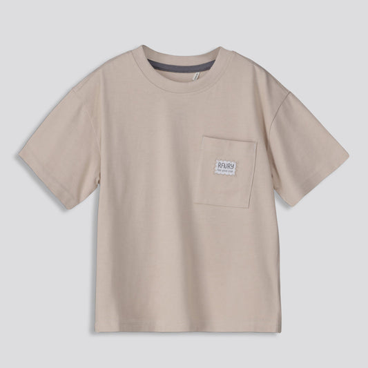 Boys Oversized Tee Charcoal