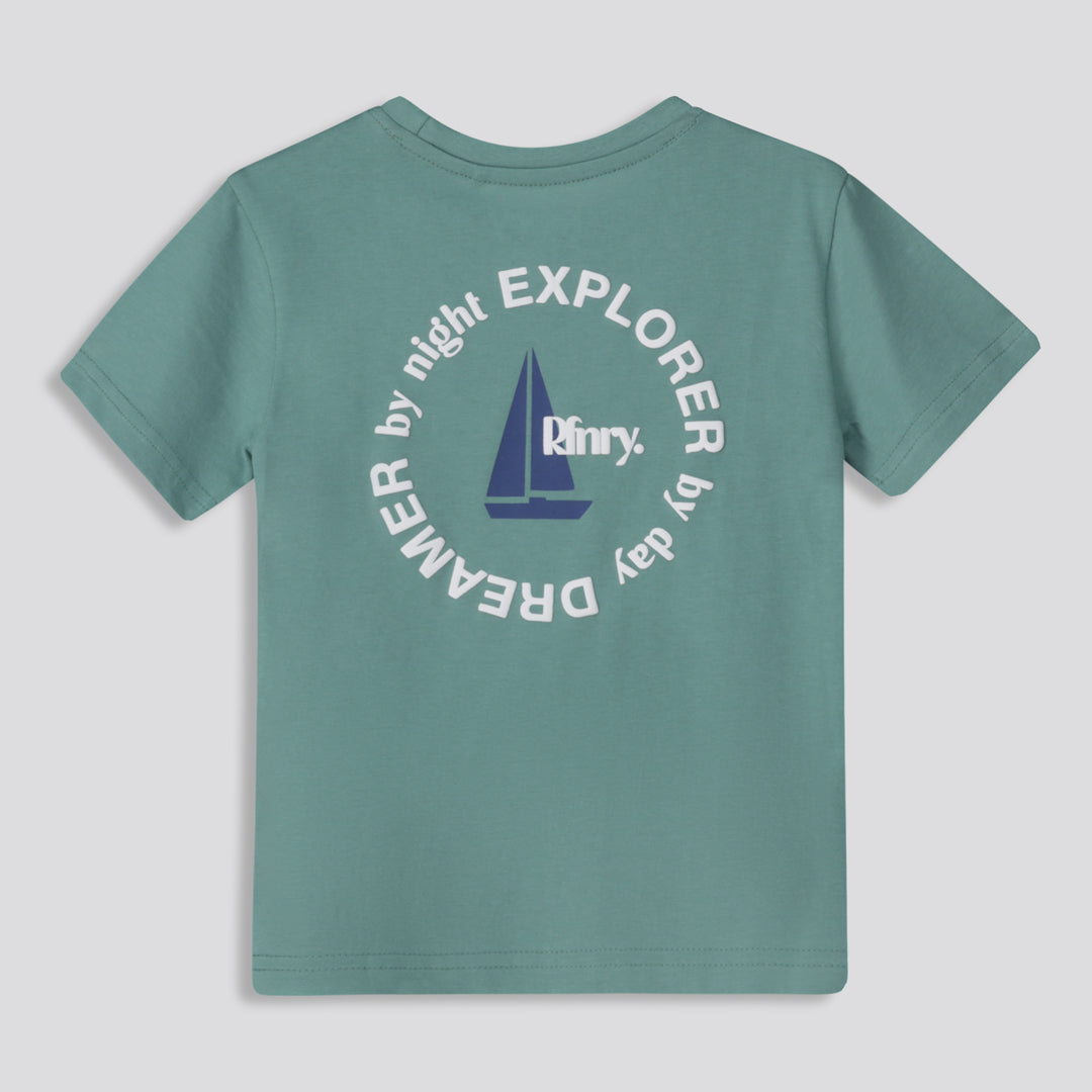 Boys Graphic Tee Green