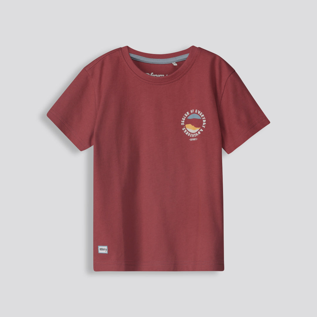 Boys Graphic Tee Rust