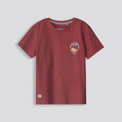 Boys Graphic Tee Rust