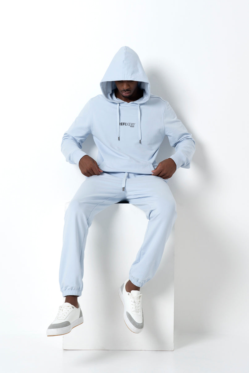 Relaxed Track Pants Light Blue