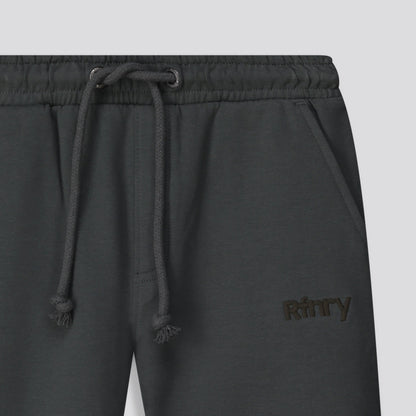 Kids Statement Track Pants Charcoal