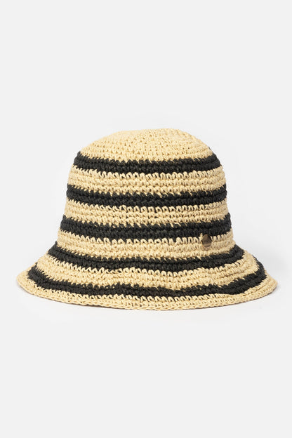Raffia Stripe Hat Natural