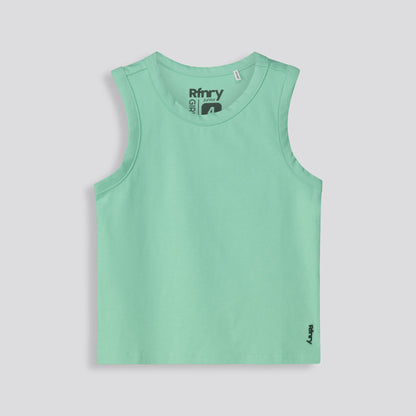 Girls Tank Top Green
