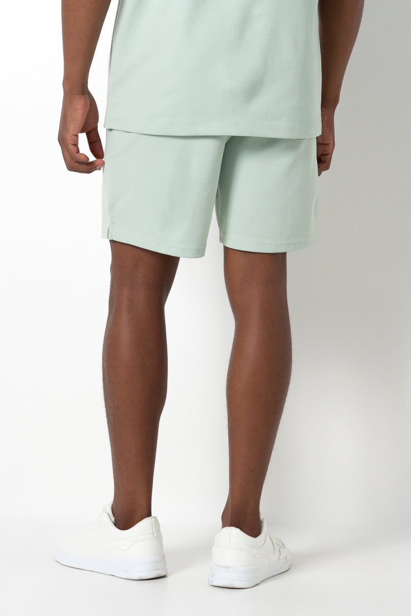 Textured Knit Pull On Shorts
