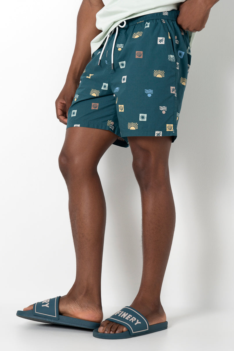 Pool Short Emerald