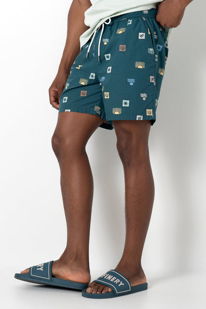 Pool Short Emerald