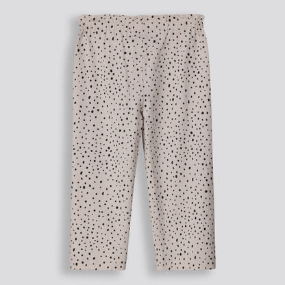 Girls Printed Pants Stone