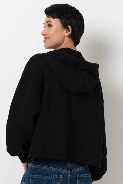 Premium Zip Up Hoodie Black