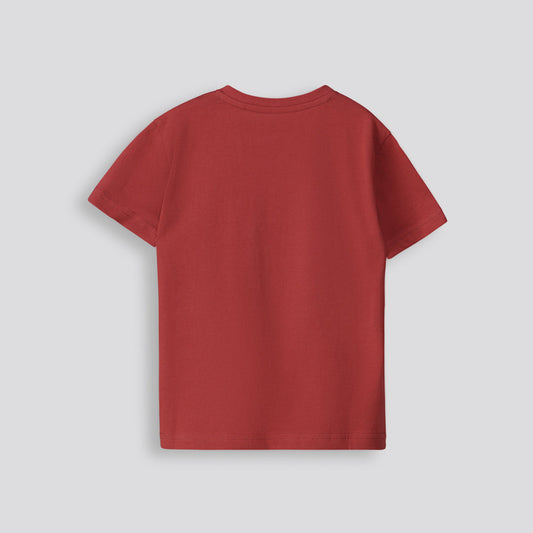 Boys Henley Tee Rust