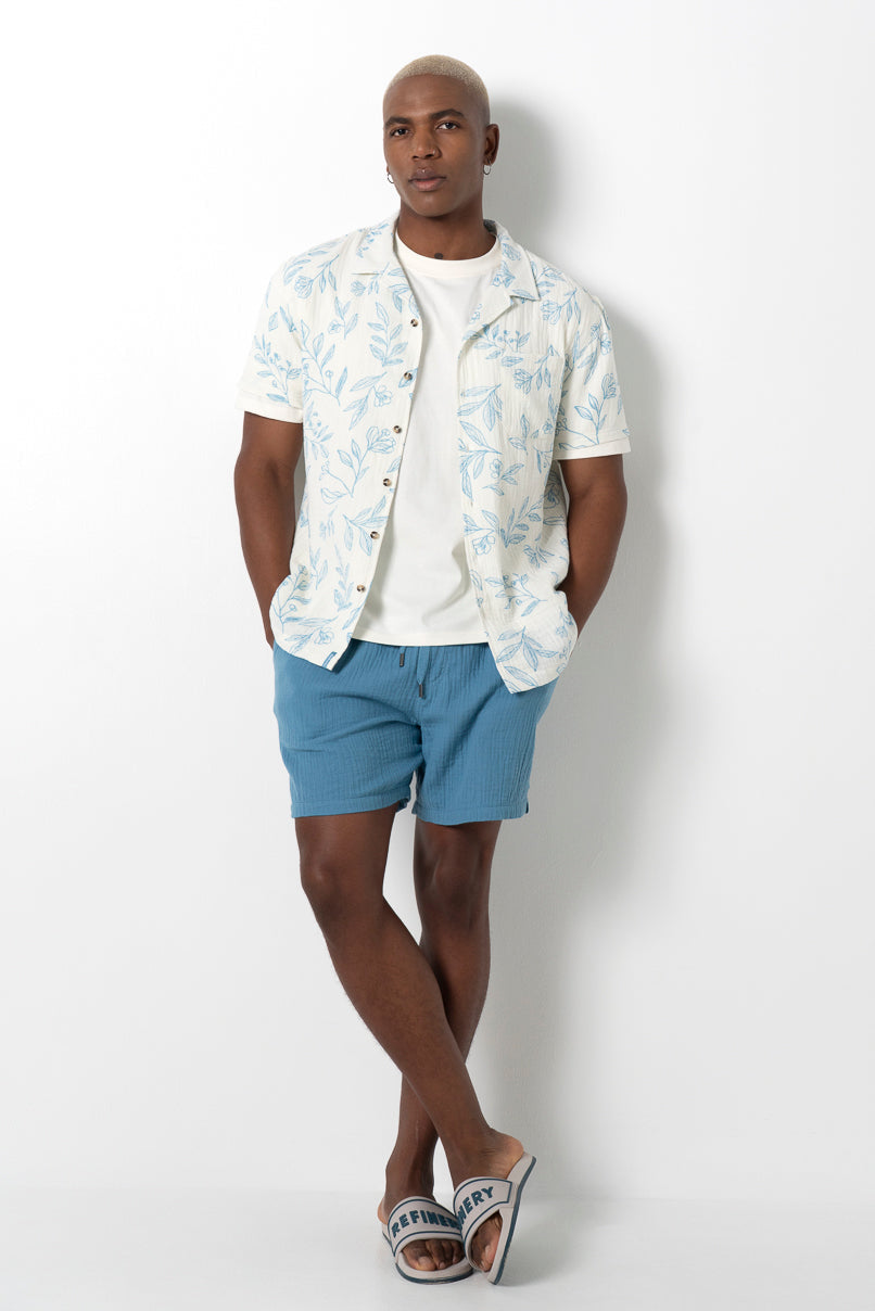 Double Cloth Shirt Off White