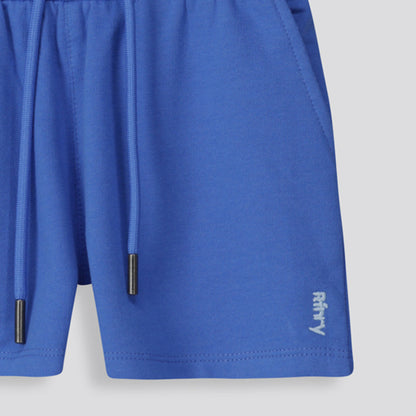 Girls Track Shorts Blue