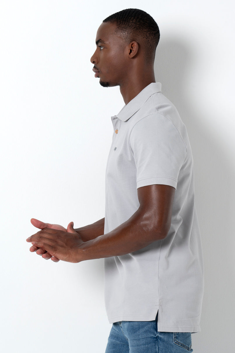 Pique Golfer Light Grey