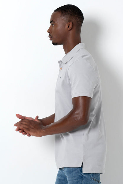 Pique Golfer Light Grey