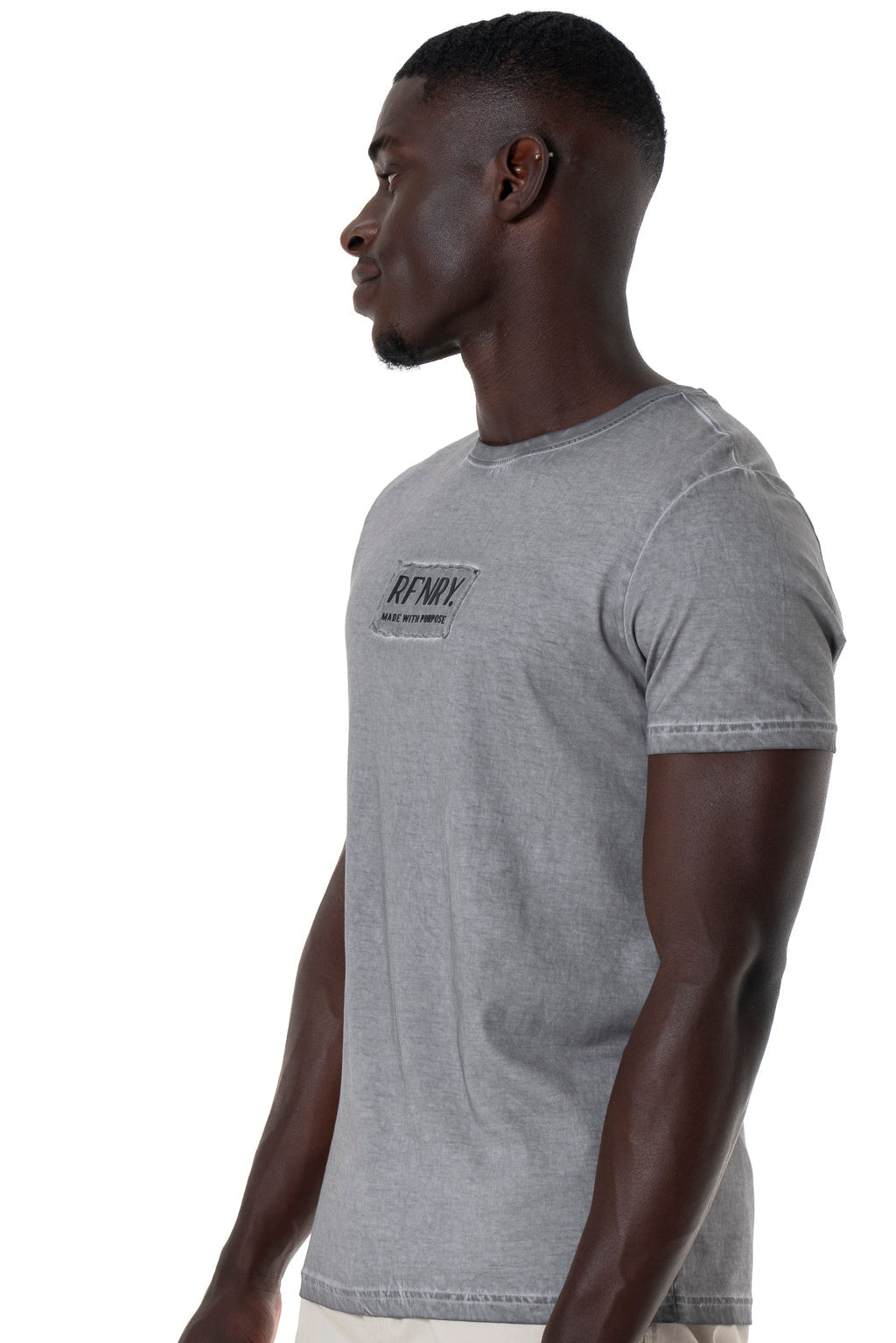 Organic Dye T-Shirt Grey