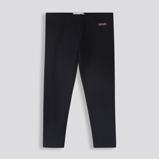 Girls Black Leggings Black