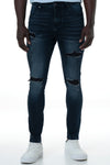 Rf10 Ripped Super Skinny Jeans Dark Wash