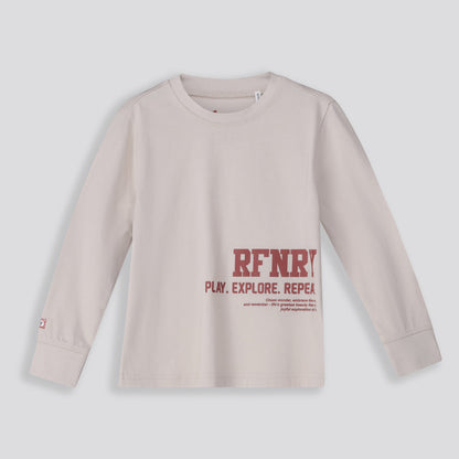 Boys Statement Long Sleeve Cement