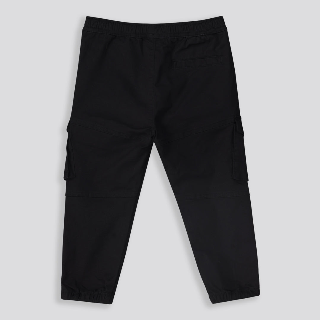 Boys Cargo Pants Black