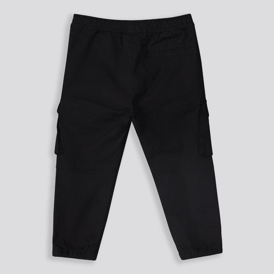 Boys Cargo Pants Black