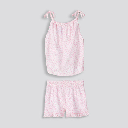 Girls Frill Edge Shorts Light Pink