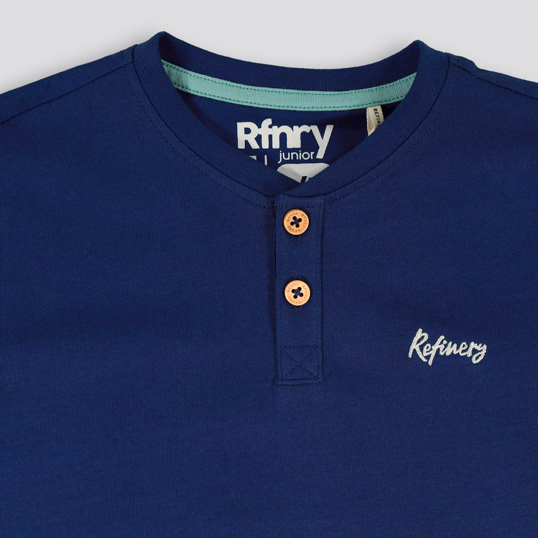 Boys Henley Tee Navy