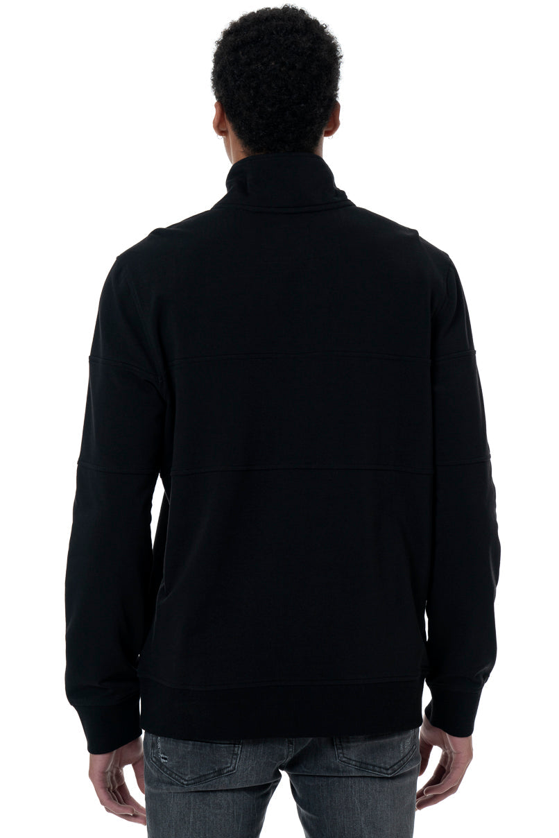 Quarter Zip Sweatshirt Black