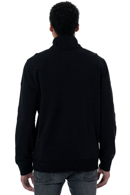 Quarter Zip Sweatshirt Black