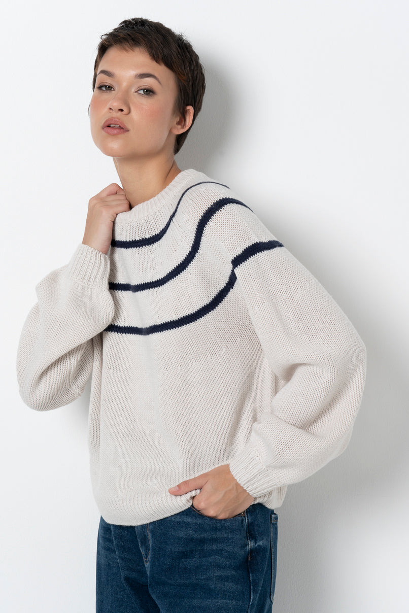 Striped Jumper Stone