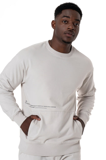 Unisex Sweat Top Grey