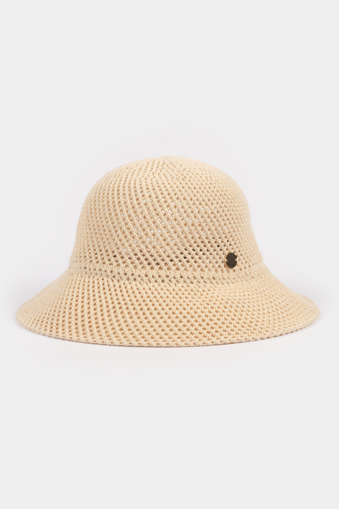 Crochet Hat Natural