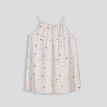 Girls Short Dress Stone