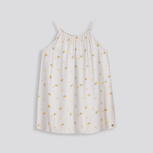 Girls Short Dress Stone