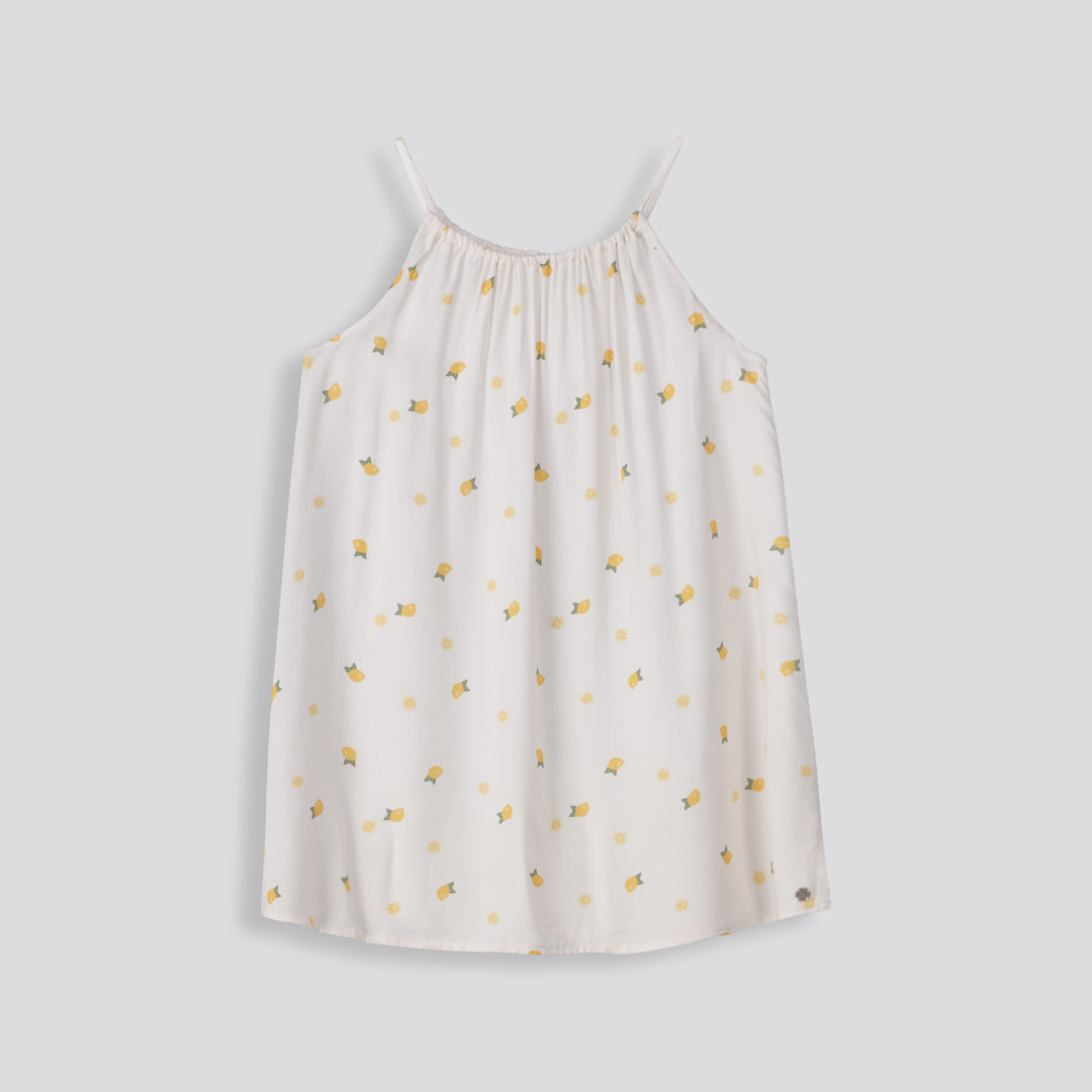 Girls Short Dress Stone