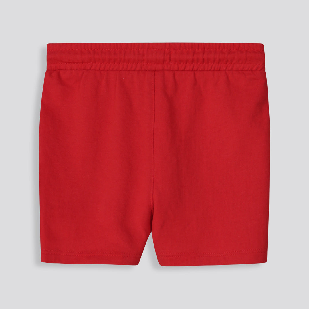 Girls Track Shorts Red