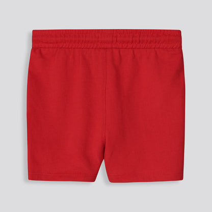 Girls Track Shorts Red