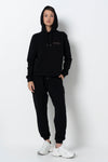 Relaxed Cargo Track Pants Black
