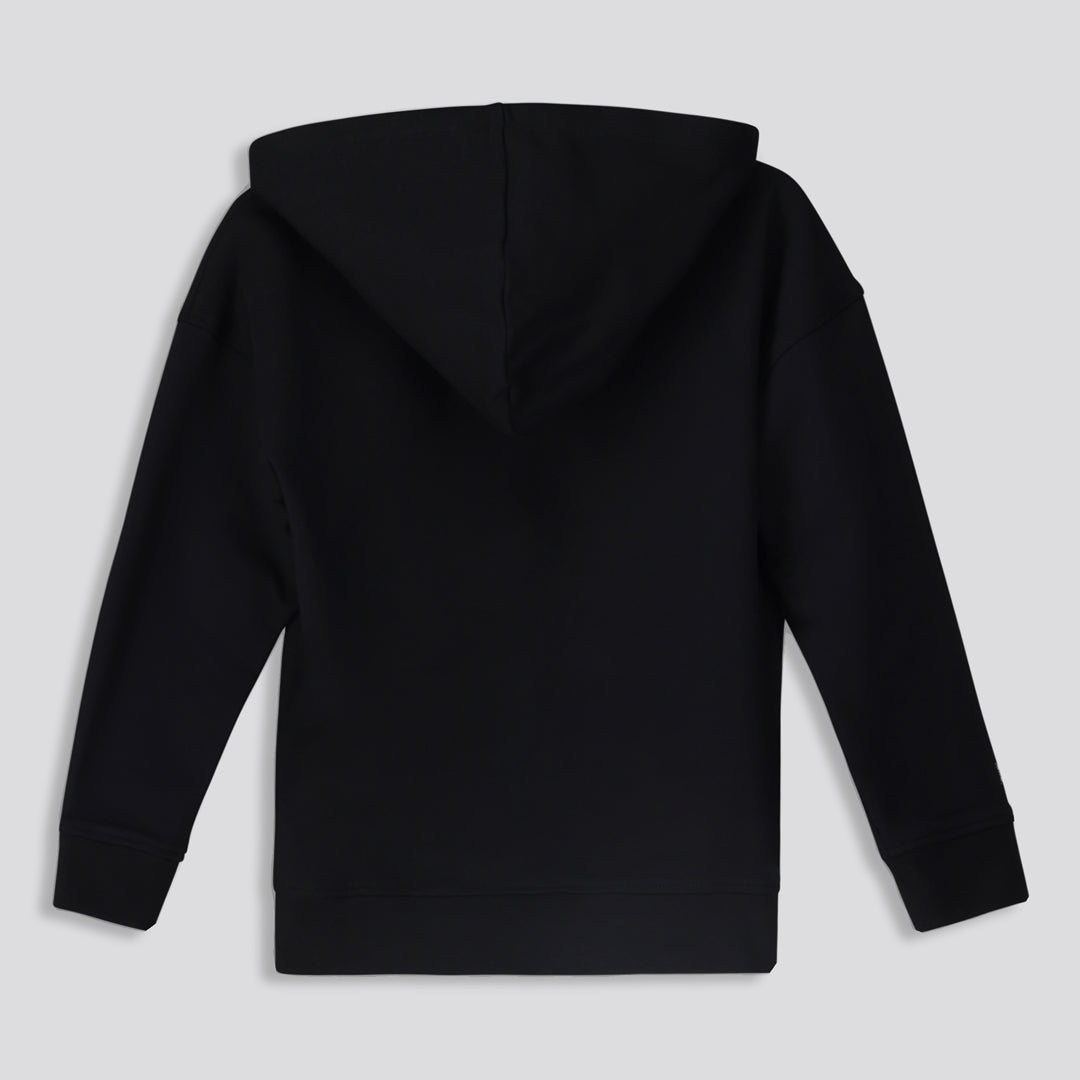Kids Zip-Up Hoodie Black